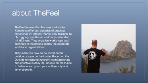 Book a ZenmaX energising martial art - qigong intermezzo, or group balancing session for your yoga retreat, or any other workshop or seminar. 